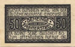 Nachterstedt (heute: Seeland) - Gemeinde - 1.6.1921 - 50 Pfennig 