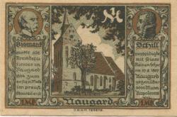 Naugard (heute: PL:Nowogard) - Städtische Sparkasse - 20.5.1922 - 1 Mark 