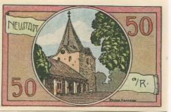 Neustadt - Kreissparkasse - 20.8.1921 - 1.4.1922 - 50 Pfennig 