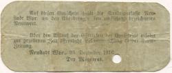 Neustadt (heute: PL-Wejherowo) - Stadt - 20.12.1916 - 5 Pfennig 