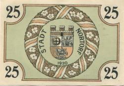 Nortorf - Stadt - 10.5.1920 - 25 Pfennig 