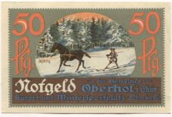 Oberhof - Gemeinde - 1.10.1921 - 50 Pfennig 