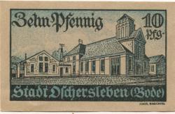 Oschersleben - Stadt - 1.3.1921 - 10 Pfennig 