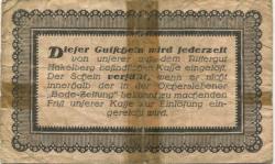 Oschersleben - Dippe AG, Gebrüder, Landwirtschaft Rittergut Hakelberg - Mai 1921 - 10 Pfennig 
