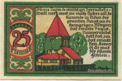 Osnabrück - Stadt - Juli 1921 - 25 Pfennig 