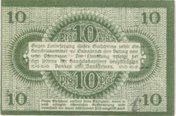 Osnabrück - Handelskammer - 1.5.1917 - 10 Pfennig 