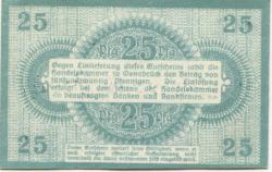 Osnabrück - Handelskammer - 1.5.1917 - 25 Pfennig 