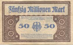Osnabrück - Handelskammer - 1.9.1923 - 50 Millionen Mark 