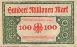Osnabrück - Handelskammer - 1.9.1923 - 100 Millionen Mark 