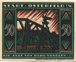 Osterfeld (heute: Oberhausen) - Stadt - 15.12.1921 - 50 Pfennig 