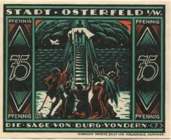 Osterfeld (heute: Oberhausen) - Stadt - 15.12.1921 - 75 Pfennig 