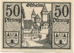Ostheim - Vorschuss- und Sparverein eGmuH - 1.11.1918 - 50 Pfennig 