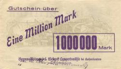 Otterbach-Lampertsmühle (heute: Kaiserslautern) - Baumwollspinnerei und Weberei, vormals G. F. Grohé-Henrich - -30.9.1923 - 1 Million Mark 