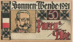 Parey (heute: Elbe-Parey) - Spar- und Creditbank - (21.6.)1921 - 1.4.1922 - 50 Pfennig 