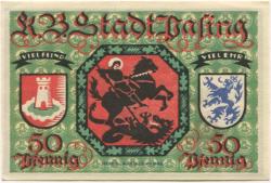 Pasing (heute: München)  - Stadt - 1.9.1918 - 50 Pfennig 