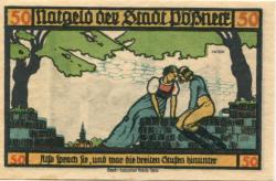 Pößneck - Stadt - 31.7.1921 - 50 Pfennig 