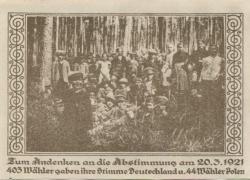 Przyschetz (heute: PL-Przysiecz) - Gemeinde - - 1.10.1921 - 50 Pfennig 
