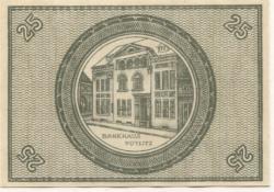 Putlitz - Bankverein eGmbH - 20.10.1920 - 1.1.1922 - 25 Pfennig 