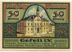 Ranis - Kreis Ziegenrück - 30.7.1921 - 50 Pfennig 