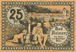 Reinerz (Bad) (heute: PL-Duszniki-Zdrój) - Stadt - 1.6.1921 - 25 Pfennig 