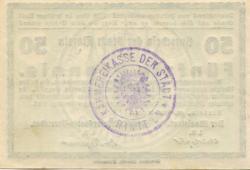 Rinteln - Stadt - 25.10.1918 - 50 Pfennig 