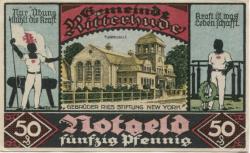 Ritterhude - Gemeinde - 15.5.1921 - 50 Pfennig 