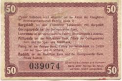 Rochlitz - Amtshauptmannschaft - - 31.12.1918 - 50 Pfennig 