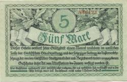 Rochlitz - Amtshauptmannschaft - 1.11.1918 - 5 Mark 
