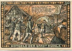 Ruhla - Stadt - 1.4.1921 - 1.1.1922 - 50 Pfennig 