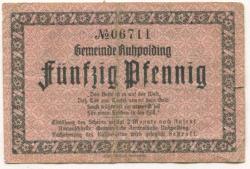 Ruhpolding - Gemeinde - 19.10.1920 - 50 Pfennig 