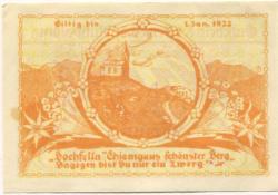 Ruhpolding - Gemeinde - 5.4.1921 - 1.1.1922 - 35 Pfennig 