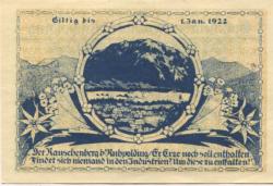 Ruhpolding - Gemeinde - 5.4.1921 - 1.1.1922 - 40 Pfennig 