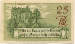 Saalfeld - Stadt - 1.4.1921 - 25 Pfennig 