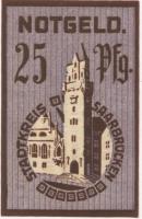 Saarbrücken - Stadt - 25.11.1919 - 25 Pfennig 