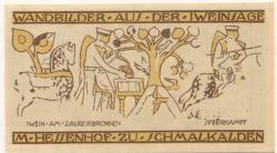 Schmalkalden - Kreis Herrschaft - 1.7.1921 - 30.9.1922 - 50 Pfennig 