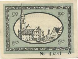 Schwabach - Stadt - 15.12.1918 - 50 Pfennig 