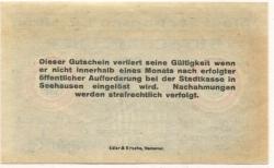 Seehausen - Stadt - 10.6.1917 - 10 Pfennig 