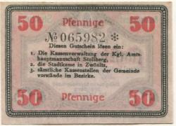 Stollberg - Amtshauptmannschaft - 1.6.1917 - 31.12.1918 - 50 Pfennig 