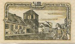 Strausberg - Stadt - 1.9.1921 - 1/2 Mark 