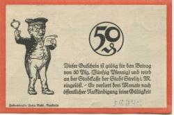 Strelitz (heute: Neustrelitz) - Stadt - 1.2.1921 - 50 Pfennig 