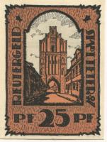 Teterow - Stadt - - 31.12.1921 - 25 Pfennig 