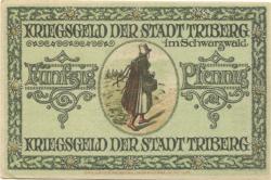 Triberg - Stadt - 25.7.1918 - 50 Pfennig 