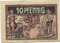 Triptis - Stadt - 1.1.1921 - 1.1.1923 - 10 Pfennig 