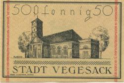 Vegesack (heute: Bremen) - 1.12.1921 - 50 Pfennig 
