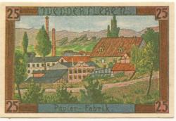 Weddersleben (heute: Thale) - Gemeinde - 1.7.1921 - 25 Pfennig 