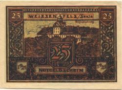 Weißenfels - Stadt - 1921 - 25 Pfennig 