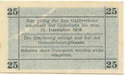Weißwasser - Gemeinde - - 31.12.1918 - 25 Pfennig 