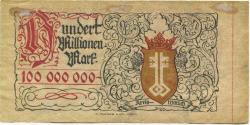 Wittlich - Kreis - 22.9.1923 - 100 Millionen Mark 