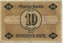 Wurzen - Wurzener Bank - 1.3.1917 - 10 Pfennig 