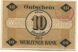 Wurzen - Wurzener Bank - 1.3.1917 - 10 Pfennig 